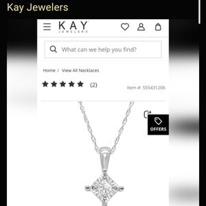 Radiant Princess-Cut Genuine Diamond Solitaire Necklace 1/8 ct tw